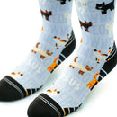VERSUS Active Crew Socks - Cats 2.0