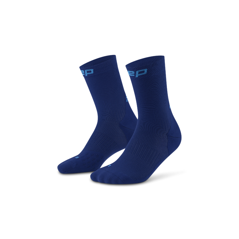 CEP The Core Run Compression Socks Mid Cut 5.0 中筒跑步壓力襪 Dark Blue