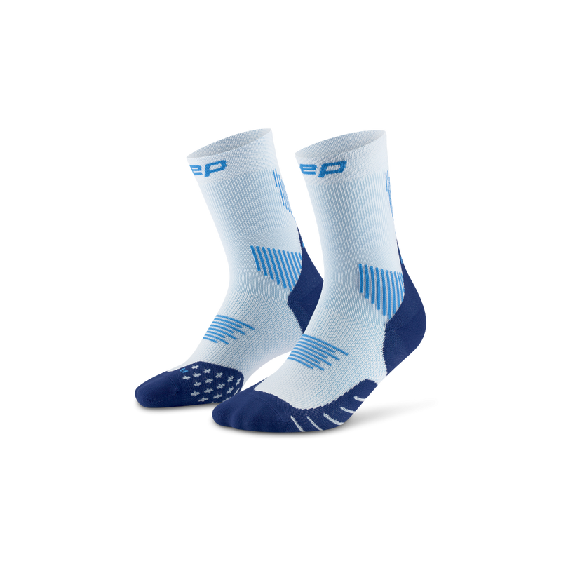 CEP The Core Run Compression Socks Mid Cut 5.0 中筒跑步壓力襪 Ice Blue
