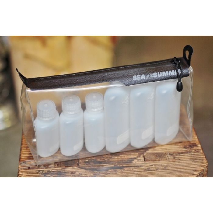 Sea To Summit TravellingLight TPU Clear Zip Pouch with Bottles 旅行用拉鍊袋(包括防漏樽)