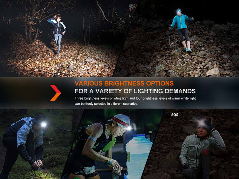 Fenix HM65R-T V2.0 Rechargeable Headlamp 超輕鎂合金越野跑頭燈