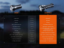 Fenix LR50R V2.0 Flashlight - 18000 Lumens 戶外搜索與應急救援續航多光源搜救手電筒