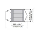 Snow Peak Alpha Breeze SD-480-IV-US 寢室帳 (美版象牙白)