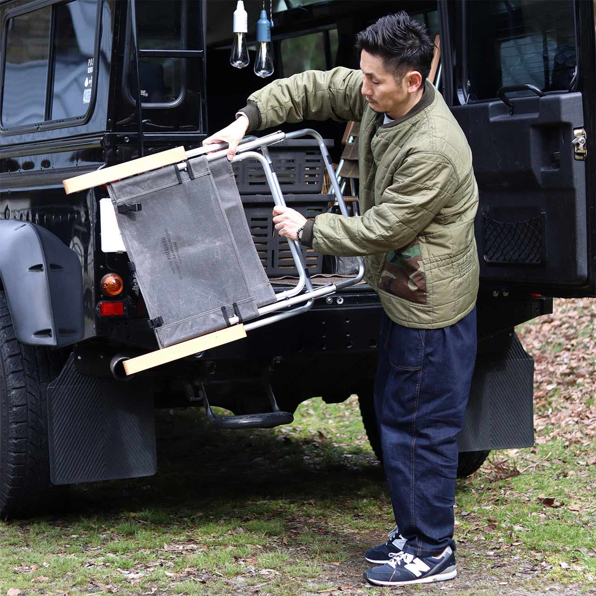 Post General Waxed Canvas Rover Chair Type Low