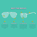 Goodr Sports Sunglasses - It's Octopuses, Not Octopi 運動跑步太陽眼鏡