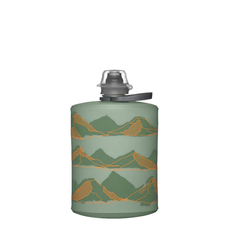 Hydrapak Mountain Stow™ Bottle 軟式摺疊運動水樽 Sutro Green