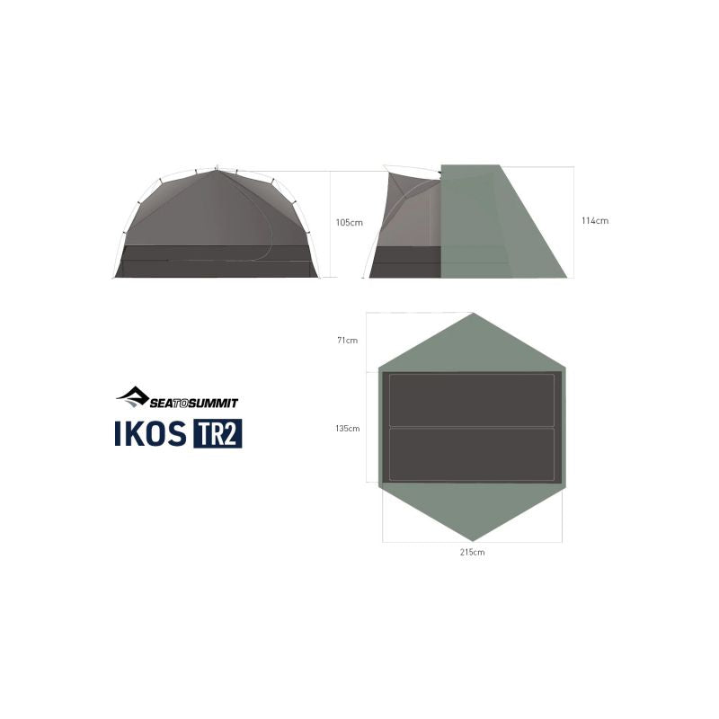 ikos tr tent 2 person Sea To Summit Ikos TR2 2-Person Tent