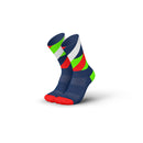 INCYLENCE Loops Ultralight High Cut Running Socks Navy Green Inferno