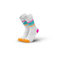 INCYLENCE MOTTO Running Socks Cyan Pink
