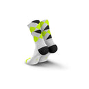 INCYLENCE Peaks High Cut Running Socks White Canary