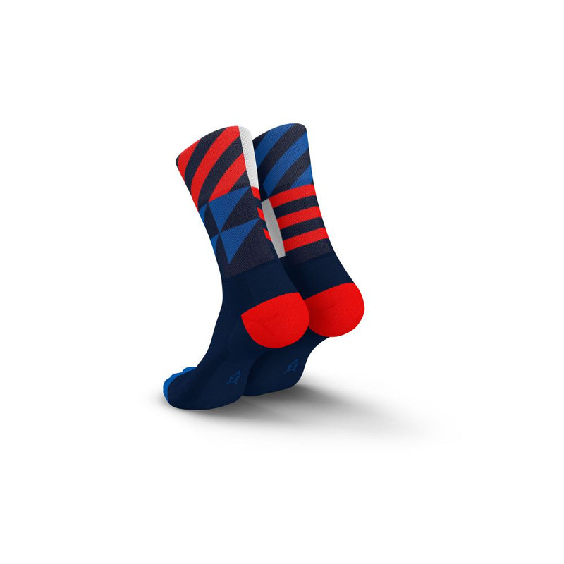 INCYLENCE Elements Ultralight High Cut Running Socks 跑步襪Navy Blue Inferno