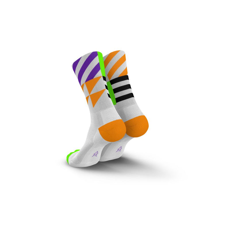 INCYLENCE Elements Ultralight High Cut Running Socks 跑步襪 Orange Green