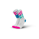 INCYLENCE Elements Ultralight High Cut Running Socks 跑步襪 White Blue Pink