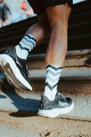 INCYLENCE Waves Ultralight High Cut Running Socks White