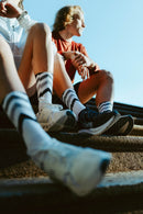 INCYLENCE Waves Ultralight High Cut Running Socks White