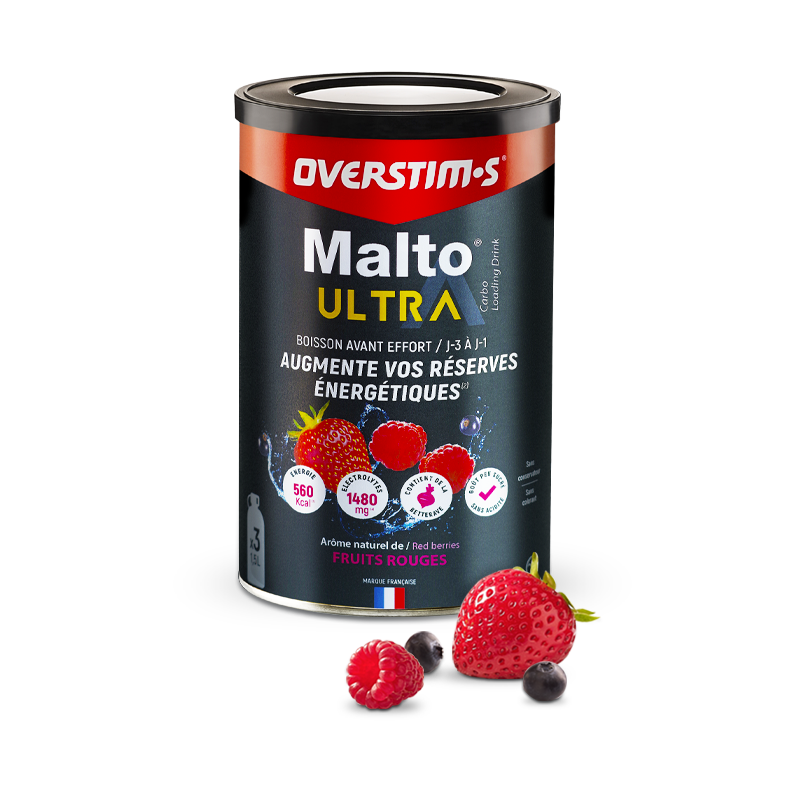 OVERSTIM.s Malto ULTRA Antioxidant Carbo Loading Drink - Red Berries