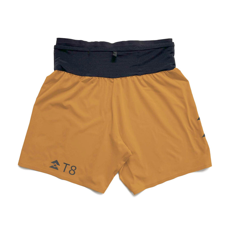 T8 Women's Sherpa Shorts v2 GoldT8 Men's Sherpa Shorts v2 多功能腰帶跑褲 Gold