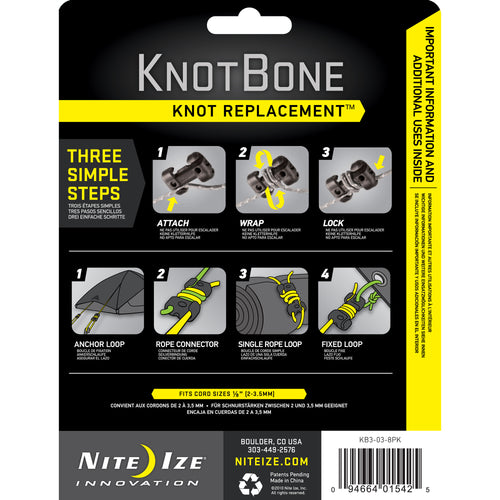 Nite Ize KnotBone Knot Replacement KB3-03-8PK