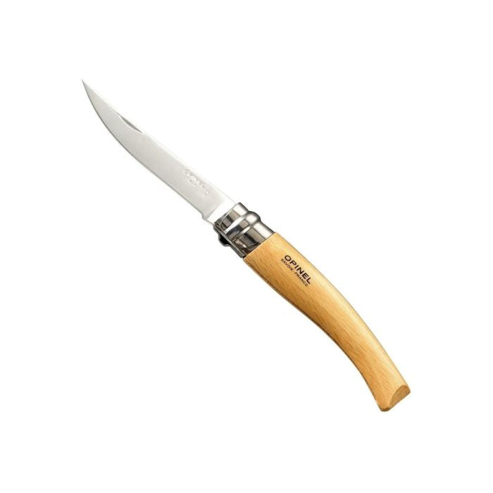 Opinel No. 8 Folding Slim Knife Beechwood Handle 幼身櫸木摺刀