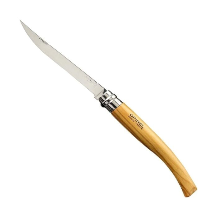 Opinel No. 12 Folding Slim Knife Olivewood Handle 12號幼身橄欖木摺刀