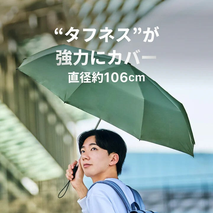 AMVEL TOUGHNESS Full Blackout Umbrella 全遮光加大8骨極輕手動傘