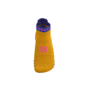 Compressport Pro Racing Socks v4.0 Run Low Saffron/Dazz Blue