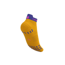 Compressport Pro Racing Socks v4.0 Run Low Saffron/Dazz Blue