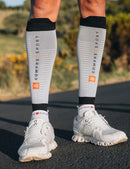 Compressport R2 3.0 Calf Sleeves 運動壓力小腿套 Grey Melange/Black
