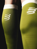 Compressport R2 3.0 Calf Sleeves 運動壓力小腿套 Woodbine/White
