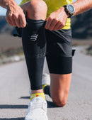 Compressport R2 Oxygen Calf Sleeves 運動壓力小腿套 Black/Steel Grey