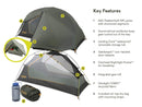 Nemo Dragonfly™ Bikepack OSMO™ Backpacking Tent 2P