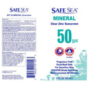 Safe Sea Zinc Oxide Sunscreen SPF50 60ml 防水母螫傷SPF50+物理防曬乳(海洋友善配方)