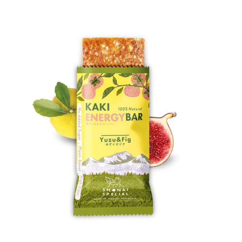 Shonai Special KAKI Energy Bar 能量棒 Yuzu & Fig