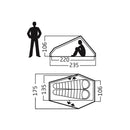 Nordisk Telemark 2.2 LW Tent Forest Green