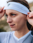 Compressport Thin Headband On/Off 運動頭帶 White