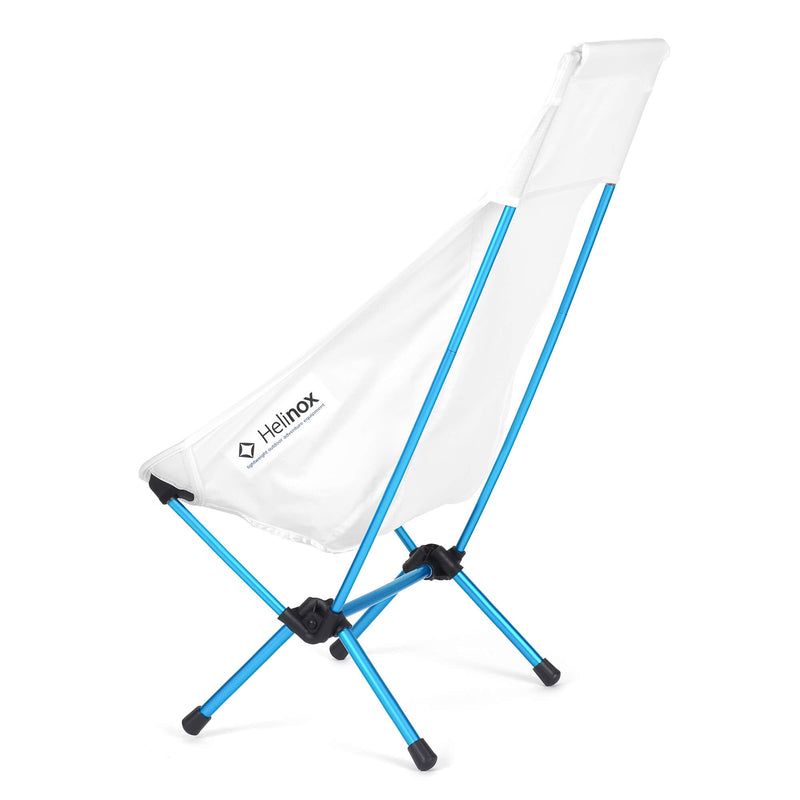 Helinox Chair Zero High Back 戶外高背椅 White Cyan Blue
