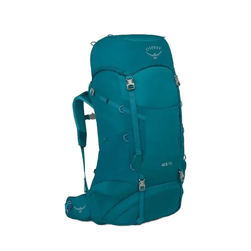 Osprey Ace 50 Kids' Backpack (2025 New Version) BLUE SPIKEMOSS/ DEEP PEYTO