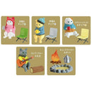 Cat Holiday Campfire Edition Miniature Collection (5 items) 貓喵假期 ねこの休日～營火 露營篇 Camping 扭蛋