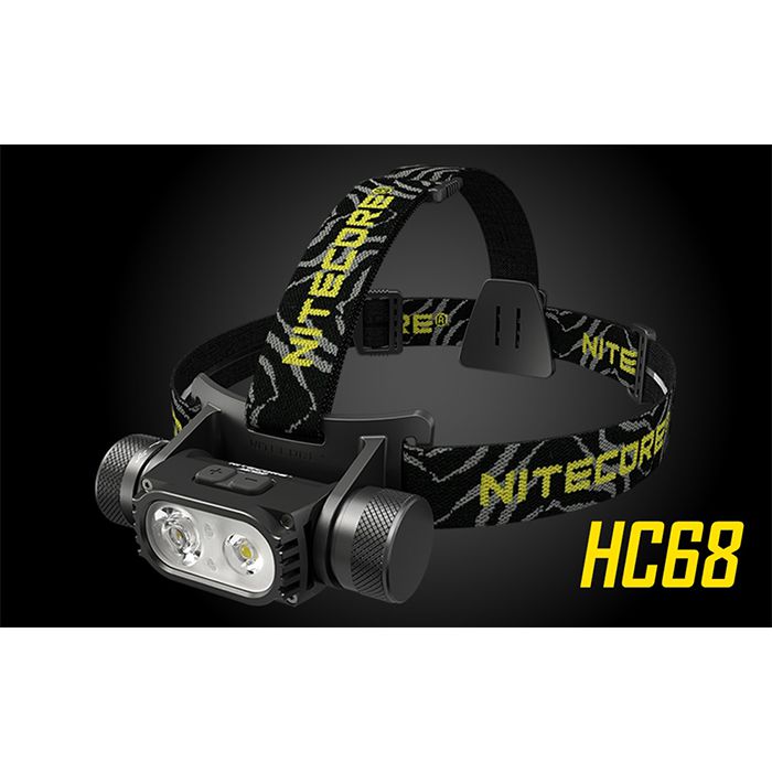 Nitecore HC68 2000 Lumen Rechargeable Focusable Headlamp 電子調焦聚泛光頭燈