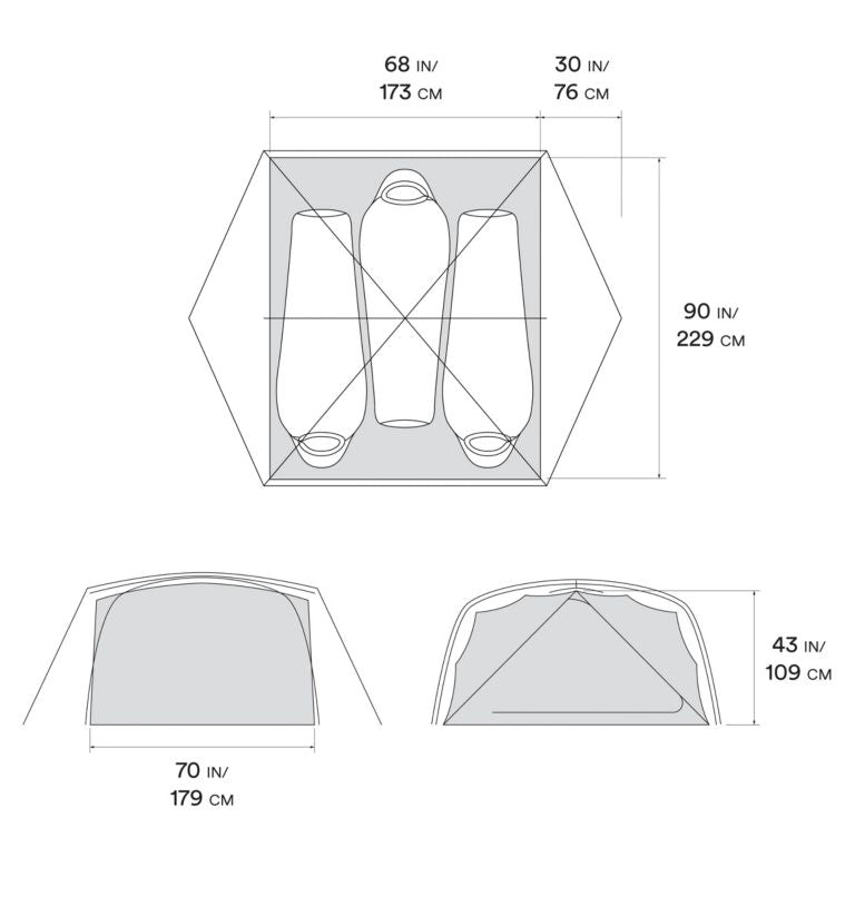 Mountain Hardwear Aspect™ 3 Tent 三人帳篷
