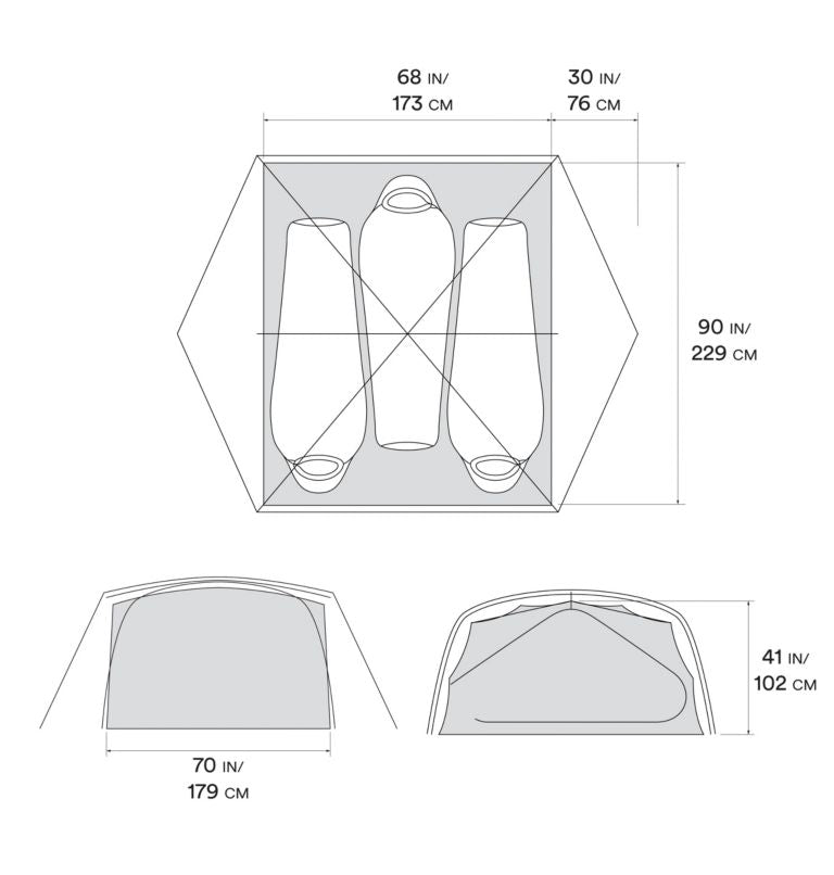 Mountain Hardwear Mineral King™ 3 Tent 三人帳篷