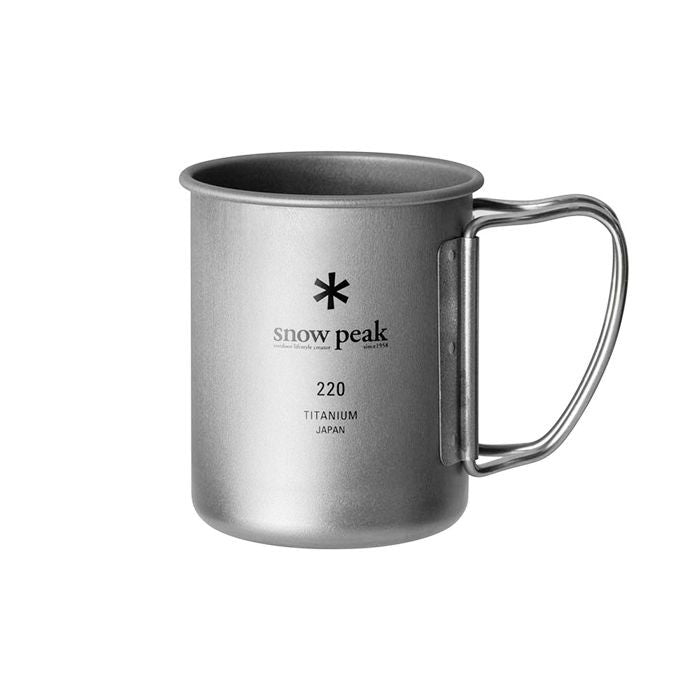 Snow Peak Titanium Single Wall Mug 220ml 單層鈦杯 Cup MG-141 (復刻版)