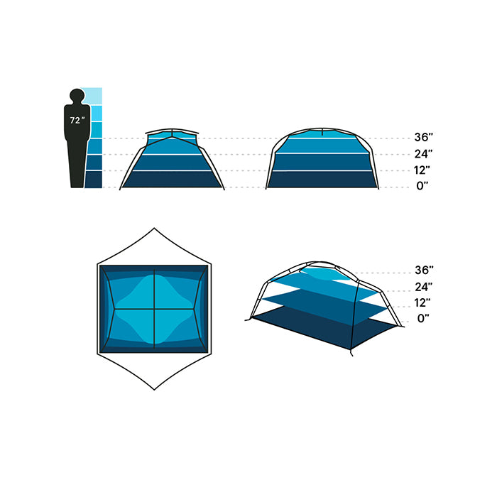 Nemo Aurora 3P Tent & Footprint