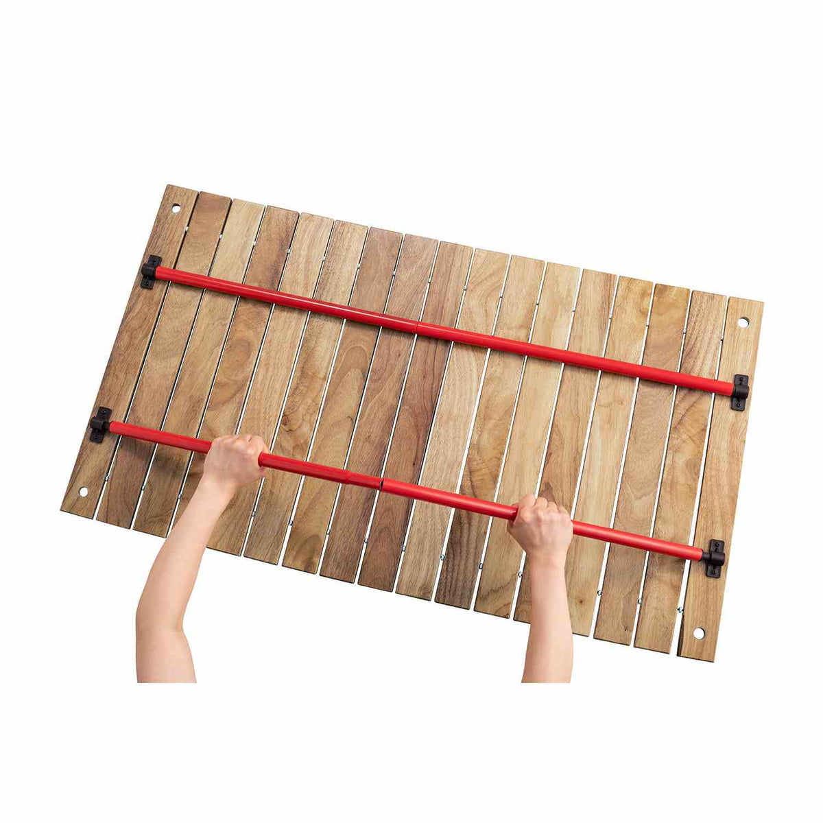Coleman Outdoor Wagon Wood Roll Table
