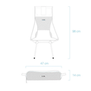 Helinox Sunset Chair 輕量高腳高背椅 