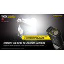 Nitecore TM20K 20000 Lumens Rechargeable Flashlight