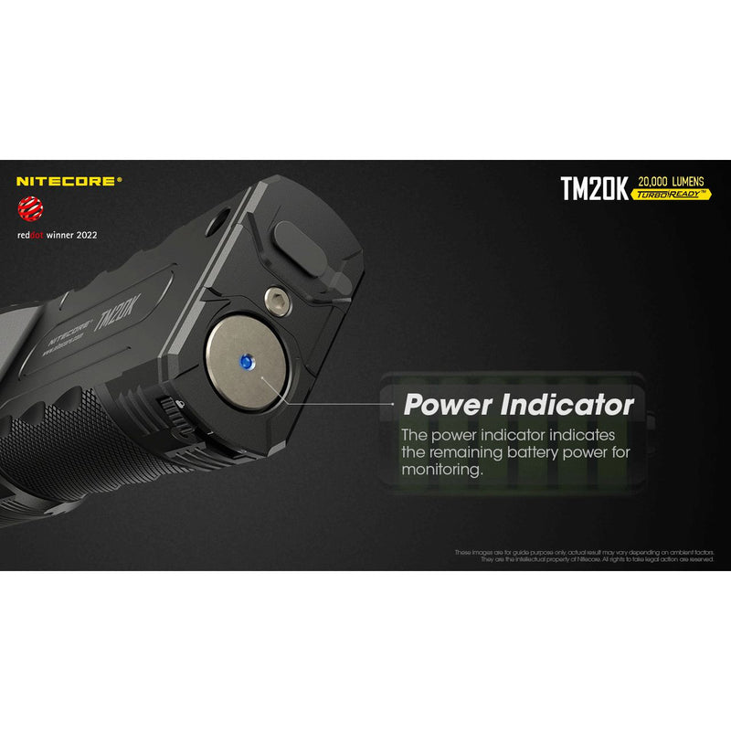 Nitecore TM20K 20000 Lumens Rechargeable Flashlight Nitecore TM20K 20000 Lumens Rechargeable Flashlight