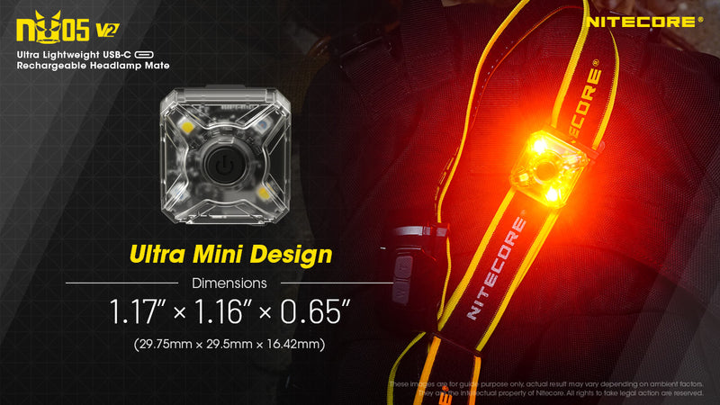 Nitecore NU05 V2 Headlamp Kit