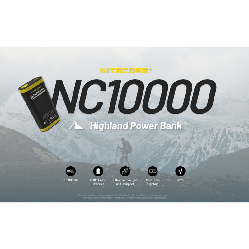 Nitecore NC10000 Highland Power Bank 二合一LED移動電源