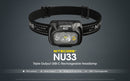 Nitecore NU33 Triple Output USB-C Rechargeable Headlamp 充電頭燈